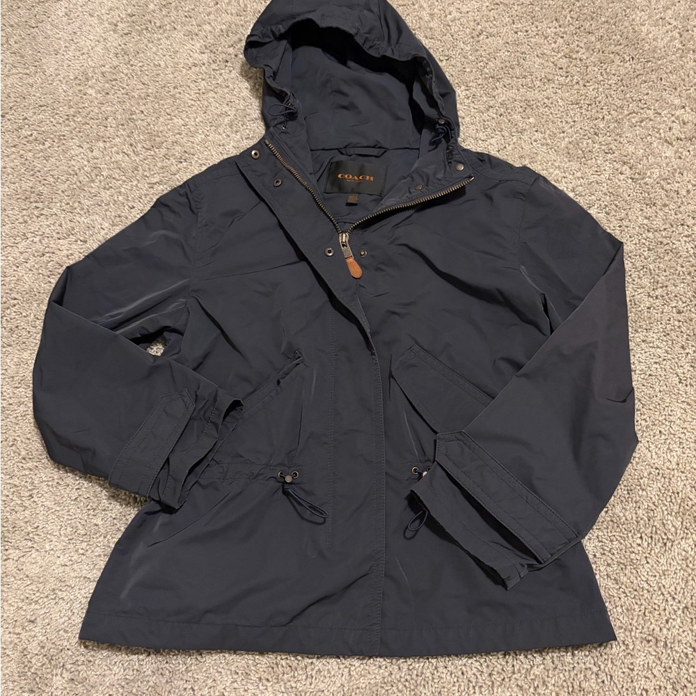 Coach Women's Dark Blue Utility Jacket